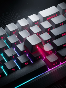 Kit de clavier mécanique <span class=keywords><strong>RGB</strong></span> 68 touches, BT 2.4G sans fil, triple mode, gravure latérale, clavier mécanique de jeu éclairé PBT - Product Image 5