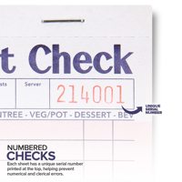 Carnets de commandes pour serveurs 6,75 x 3,5 pouces, blocs-notes, carnet de commandes pour serveurs, carnet de reçus de nourriture, carnet de commandes de restaurant, liste de vérification 172 x 89 mm