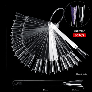 50 échantillons de couleurs de vernis à ongles avec anneaux métalliques pour la pratique de la <span class=keywords><strong>manucure</strong></span> DIY – Lot en gros - Product Image 5