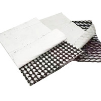 Filet de drainage géocomposite 3D pour mur de soutènement de décharge, système de drainage de barrage, couche de géonetz en PEHD