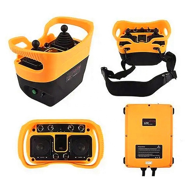 New Waterproof Model Industrial Wireless Remote Control Joystick Proportional Radio Controller 100m IP65 Crane Forklift Lifting