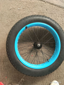 Ruedas para bicicleta de montaña y playa, juego de neumáticos para bicicleta de 20/24/26x4,0, 36H, frenos de disco, ejes anchos para ciclismo - Product Image 6