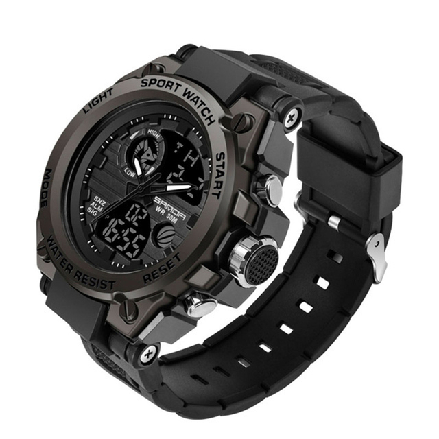SANDA 739 Brand G Style Men Digital Watch Shock Sports Watches Fashion Waterproof Electronic Wristwatch Mens Relogies