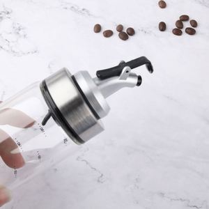 Distributeur d'huile en verre borosilicate de qualité alimentaire avec couvercle - Bouteille d'huile de cuisine résistante à la chaleur et anti-fuite pour la cuisson - Product Image 2