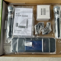 Microphone de scène transfrontalier BLX288/BETA58A pour SM58 PG58, microphone de performance un-vers-deux
