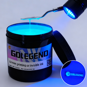 เครื่องพิมพ์ gdlegend gravure หมึกล่องหนยูวีกับ Tinta ultravioleta มองไม่เห็นสำหรับการรักษาความปลอดภัยฉลากหน้าจอหมึกพิมพ์ที่มองไม่เห็น - Product Image 2