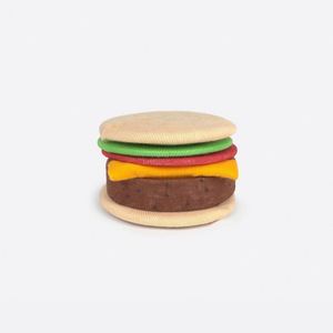 Calcetines Gráficos Divertidos y Novedosos para Hombre, de Algodón Peinado, con Diseño de Hamburguesa, Antibacterianos, para Primavera - Product Image 2