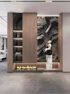 Armoire de séparation pour salon familial, armoire de séparation avec compartiment de rangement - Product Image 5