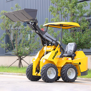 800kg Ce Epa Mini Loaders for Sale Subminiature Front <b>Wheel</b> <b>Small</b> Track Skid Steer - Product Image 1