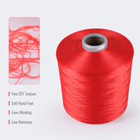 Polylion Hot Selling 100% Polyester Filament Yarn Cotton Like Yarn 32s/1 40s/1 Semi Dull Full Dull T Shirt Yarn