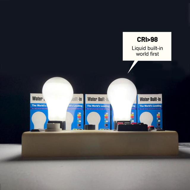 Liquid Built-in Soft Light Anti-blue Light High CRI LED Bulb E27 5W 8W Globe LED Light Lamp Led Bulbs for Home