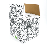 Fabricant de boîtes en carton ondulé personnalisées RSC, boîtes d'expédition imprimées avec logo pour le commerce électronique, l'entreposage et la logistique