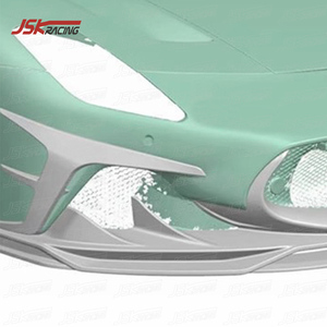 Rejillas de ventilación de parachoques delantero de fibra de carbono seco para 2020-2023 <span class=keywords><strong>Maserati</strong></span> <span class=keywords><strong>MC20</strong></span> piezas de parachoques de coche estilo modificado actualizado - Product Image 3