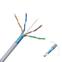 Harga Produsen Kabel LAN Indoor Outdoor 24awg 26awg 4pr FTP UTP Cat 5 6 6a Cat5e Cat6 untuk Jaringan Ethernet