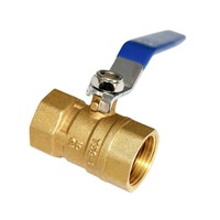 1 ''2 1/2'' Válvula de bola de latón Manual 600 WOG Unión de agua alta PTFE Sellado Colector de extensión de larga duración