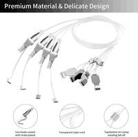 Fil de suspension invisible pour accrocher des cadres photo, kit de suspension en nylon transparent