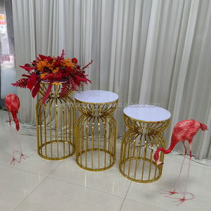 Base de Metal de Alta Calidad para Exhibición de Pasteles y Flores, Pedestal de Acero Inoxidable para Bodas y Eventos - Product Image 5