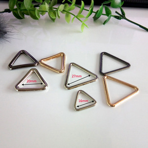 Hebillas Triangulares Metálicas BDRAY de 16mm, 20mm y 27mm, Accesorios de Aleación para Bolsos, Anillos Duraderos de Estilo Clásico para Bolsos y Sombreros - Product Image 1
