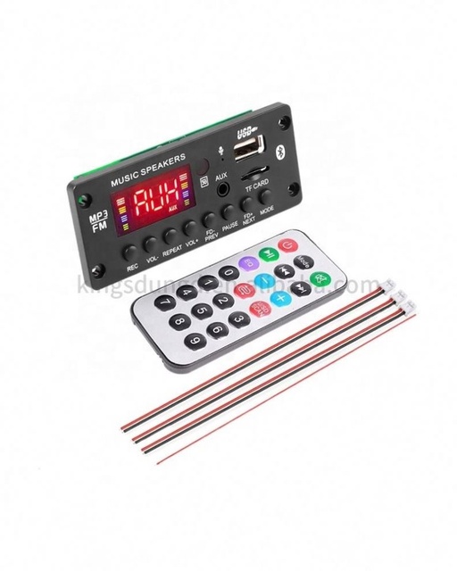 Sound amplifier board 2*40W MP3 Player Decoder Board 7V-20V Blue tooth 5.0 Car FM Radio Module Support TF USB
