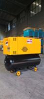 Compresseur d'air à vis Karlos à faible bruit 4kw 1 phase plus réservoir d'air Compresseur d'air à vis 600L/min 8bar