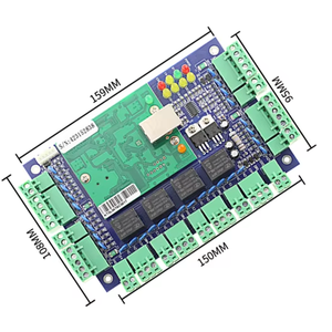 TCP IP Wiegand 26 Bốn cửa Bảng điều khiển truy cập Bảng điều khiển truy cập phần mềm miễn phí SDK kết nối <span class=keywords><strong>4</strong></span> đầu đọc và điều khiển bốn ổ khóa - Product Image 1