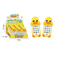 Vente en gros de jouets éducatifs en plastique interactifs pour enfants, jouets pour téléphone portable, animaux de dessin animé, grenouille, canard, lapin