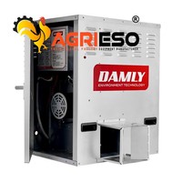 Riscaldatore a Gas DAMLY per Pollame, GPL/Propano/Gas Naturale, per Allevamento di Polli da Carne, Ovaiole e Riproduttori, Attrezzatura per Riscaldamento in Fattoria