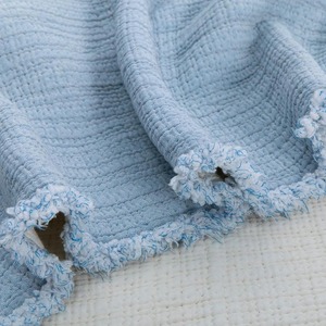 Edredón de Muselina Orgánica para Bebé, Tejido Estampado, Manta de <span class=keywords><strong>Cuna</strong></span> de Algodón Suave, Lujosa, para Todas las Estaciones, Neutral, para Guardería - Product Image 3