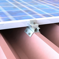 Kit d'installation solaire de base pour toit en étain avec pince solaire clip solaire pour système de montage de toit de panneau solaire