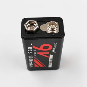 Profesyonel Özel 9V 1000mAh USB Şarj Edilebilir Li-ion Pil, Multimetreler için Sabit Voltaj Çıkışı - Product Image 3