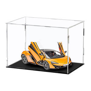 Vitrine de Protection anti-poussière, 100 pièces, boîtes <span class=keywords><strong>en</strong></span> acrylique transparentes <span class=keywords><strong>avec</strong></span> couvercles pour figurines, jouets et figurines de collection, vente <span class=keywords><strong>en</strong></span> gros - Product Image 1