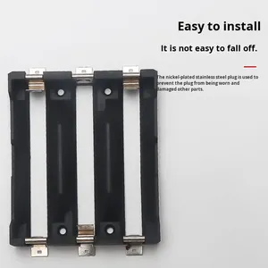 Feiben 1 2 3 4スロットSMT <span class=keywords><strong>SMD</strong></span> DIP THMタイプ21700セルホルダーバッテリーホルダーケースブラケット（ピン、ワイヤー、ナイロン付き） - Product Image 4