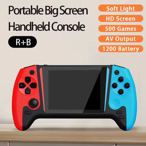 เครื่องเล่นเกมพกพาใหม่ Q21 2026 ซีพียูควอดคอร์ 500 เกมส์ หน้าจอความละเอียดสูงขนาดใหญ่ รองรับ Wi-Fi คอนโทรลเลอร์คู่ ขนาด 3.5 นิ้ว - Product Image 4