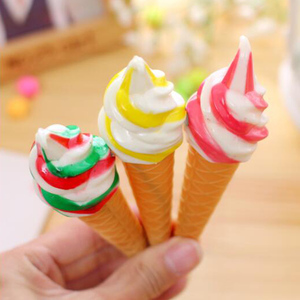 Niedliche Kawaii Eiscreme geformte Plastik kugelschreiber für Kinder - Product Image 2
