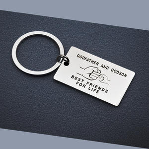 2024 gros parrain et <span class=keywords><strong>filleul</strong></span> meilleur ami pour la vie lettre porte-clés pour le porte-clés <span class=keywords><strong>cadeau</strong></span> du père - Product Image 4