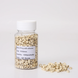 Anillas de Aluminio de Calidad <span class=keywords><strong>Profesional</strong></span> para Salón, <span class=keywords><strong>Micro</strong></span> Anillas Invisibles, Tubos de <span class=keywords><strong>Micro</strong></span> Enlace, Cuentas para Extensiones de Cabello sin Costuras, Uso Doméstico a Granel - Product Image 3