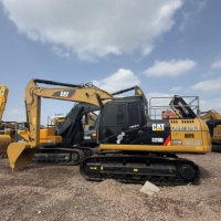 Excavadora Usada Cat320D de Grado Premium con Rendimiento Estable para Trabajos de Cimentación, Limpieza de Residuos e Ingeniería Municipal
