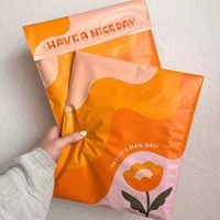 Sac d'enveloppes postales en plastique poly auto-scellantes personnalisées écologiques avec logo de marque