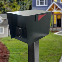 Boîte aux lettres intelligente en métal étanche avec serrure antivol et finition thermolaquée grande capacité – Nouveauté 2025 – Offre Spéciale
