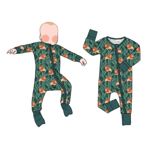 Pijama de Bambú Suave y Cómodo, Transpirable, de Gran Venta, con Cierre de Cremallera, para Bebés y Niños - Product Image 6