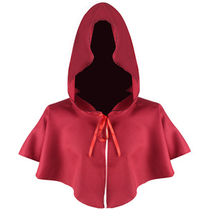 Cape à capuche pour cosplay, costume de cosplay, cape de la mort médiévale, tissu en polyester, style artistique rétro, pour jeux de rôle, anime, à partir de 14 ans - Product Image 5