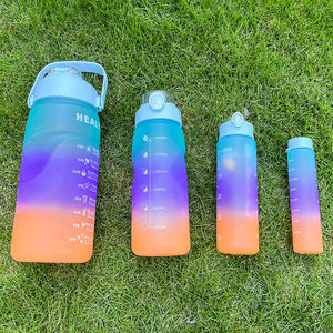 Bon marché <span class=keywords><strong>en</strong></span> stock, 3 <span class=keywords><strong>en</strong></span> 1, ensemble de bouteilles d'eau motivantes 3 <span class=keywords><strong>en</strong></span> 1 de 64 oz, demi-gallon, Botella De Agua Motivacional, ensemble 3 <span class=keywords><strong>en</strong></span> 1 - Product Image 4