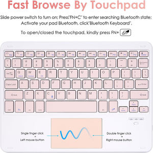 Custodia con Tastiera Touchpad per <span class=keywords><strong>iPad</strong></span> (A16) 11a Gen 2025 / 10a Gen 2022, <span class=keywords><strong>Cover</strong></span> Magnetica con Tastiera Multi-TouchPad e Porta Matita - Product Image 6