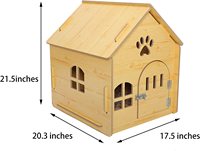 Maison pour chat d'extérieur de luxe en bois de haute qualité, faite à la main, très vendue, avec véranda