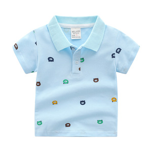 Camiseta Polo de Manga Corta para Niños, Informal, de Algodón de Alta Calidad, Transpirable y Ecológica para Verano - Product Image 5