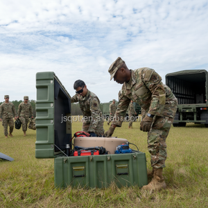 Equipo de Almacenamiento, Caja Modular Rotomoldeada, Soporte Ajustable, Cajas de Herramientas Ligeras, Protección Resistente - Product Image 3