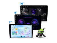 Lecteur Android de voiture de 9 pouces 4 + 64G avec 360 caméra vue DAB prise en charge multimédia pour autoradio Android avec caméra de recul