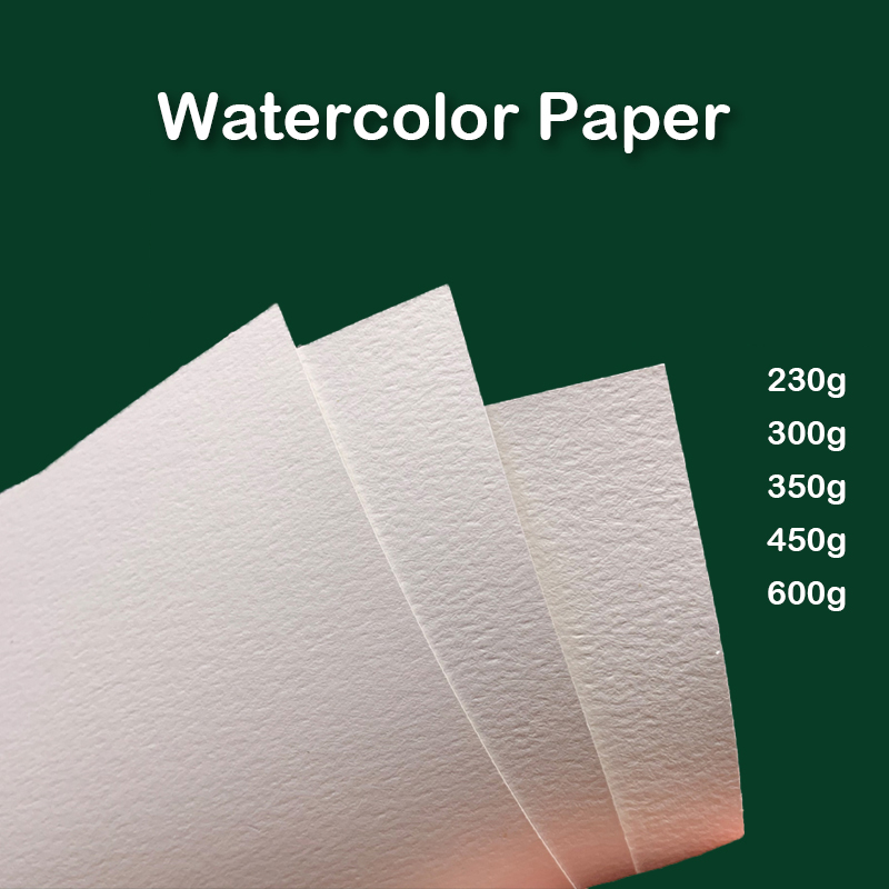Papier Aquarelle A4 300g - 40 Feuilles Coton Haute Qualité Pour Artistes Et Étudiants