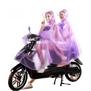 Imperméable de moto en PVC imperméable pour femmes avec des points verts <span class=keywords><strong>Poncho</strong></span> de <span class=keywords><strong>pluie</strong></span> vert pour l'extérieur vélo voyage vêtements de <span class=keywords><strong>pluie</strong></span> pour adultes filles - Product Image 2