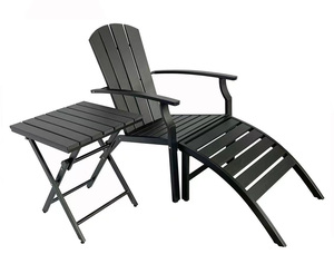 เก้าอี้ Adirondack พับได้ ทนทาน ดีไซน์ทันสมัย ผลิตจาก HDPE และสแตนเลส สำหรับใช้งานกลางแจ้ง - Product Image 5